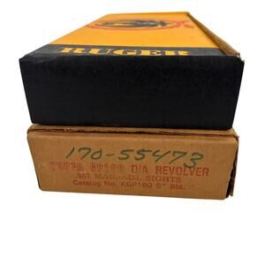 Vintage Ruger Yellow Box Blackhawk 357 Magnum GP100 D/A Revolver KGP160 Boxes